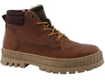 TOM TAILOR Winterboots Schn&uuml;rboots mit Kontrastbesatz und Logopr&auml;gung braun 40 EU