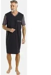 Jan Vanderstorm Pyjamaoberteil ARWID Nachthemd im Comfort Fit blau 4XL (68/70)