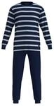 Schlafanzug TOM TAILOR "Pyjama Pyjama lang Rundhalsausschnitt", Herren, Gr. M, bunt