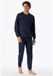 Schiesser Schlafanzug Comfort Essentials (2 tlg., 2tlg) mit angenehmen B&uuml;ndchen