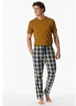 Schiesser Pyjamahose Mix + Relax funktionale Knopfleiste, Bindeband, seitliche