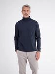 Rollkragenshirt LERROS "Legeres T-Shirt mit Rollkragen aus reiner Baumwolle", Herren,