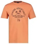 LERROS T-Shirt Sommerliches T-Shirt aus Baumwolle mit O-Neck, gro&szlig;e Gr&ouml;&szlig;en...