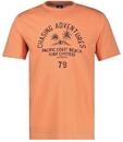 T-Shirt LERROS "Sommerliches T-Shirt aus Baumwolle mit O-Neck, gro&szlig;e Gr&ouml;&szlig;en",