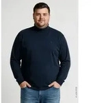 LERROS Rollkragenshirt Legeres T-Shirt mit Rollkragen aus Baumwolle, gro&szlig;e Gr&ouml;&szlig;en