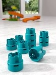 Haba Kullerb&uuml; Erg&auml;nzungsset Spielbausteine, Bausteine Set, Baukl&ouml;tze,...