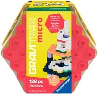 Ravensburger Kugelbahn-Bausatz GraviTrax micro - Rainbow, (128-tlg), Made in...