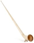 Lechgold Alphorn Alphorn Natur F 360 cm 3-teilig F, inklusive Holz-Mundst&uuml;ck,