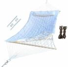 LuxusKollektion H&auml;ngematte H&auml;ngematte Mesh Baumwollseil Haken Straps St&auml;nder...