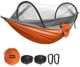 LuxusKollektion H&auml;ngematte H&auml;ngematte Ultraleicht Moskitonetz 300kg Karabiner...