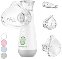IEA Medical Inhalationsger&auml;t grau f&uuml;r Erwachsene & Kinder, leise & USB-C,...