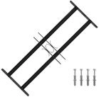 vidaXL Fenster Fenstersicherheitsgitter 76 x 30 cm Galvanisiertes Stahl