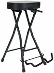 Rocktile Gitarrenst&auml;nder Gitarrenhocker mit Gitarrenhalter, (1-tlg), Hocker und