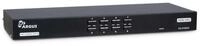 Inter-Tech AS-9108HA Tastatur/Video/Maus (KVM)-Switch Rack-Einbau Schwarz...