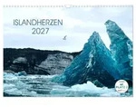 CALVENDO Wandkalender Islandherzen (Wandkalender 2027 DIN A3 quer), CALVENDO