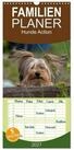 Tiere Wandkalender Familienplaner 2027 - Hunde Action mit 5 Spalten...