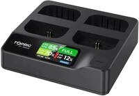 Accsoon Toprig 100W 4-Bay LP-E6 Fast Charger Akku