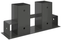 vidaXL Kaminholzregal 34 x 10 x 15 cm Hilfsmittel f&uuml;r Holzstapel 12 pcs...
