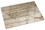 Tulup Bodenschutzplatte Beige Textur von Holzbrettern, Geh&auml;rtetem Glas...