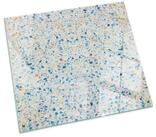 Tulup Bodenschutzplatte Blau Terrazzo-Muster, Schutzplatte aus Geh&auml;rtetem Glas...
