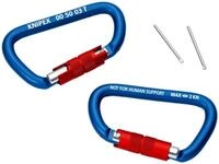 Knipex Karabiner KNIPEX 00 50 03 T BK Materialkarabiner L&auml;nge 81 mm mit