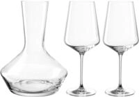 LEONARDO Gl&auml;ser-Set Weinset XL PUCCINI, 3-tlg., Kristallglas, 2 Weingl&auml;ser je...