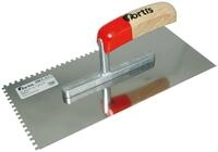fortis Gl&auml;ttekelle Gezahnt rostfrei 280 x 130 mm 10 x 10 mm