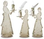 Mirabeau Kerzenst&auml;nder Kerzenst&auml;nder 3er Set Chanler antikwei&szlig;