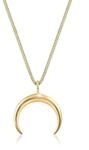 Elli Kette mit Anh&auml;nger Kette Anh&auml;nger Halbmond Fein 925 Silber, Astro