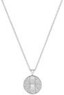 TOM TAILOR Kette mit Anh&auml;nger Kreis, mit Preciosa Crystal