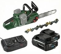 Gartenmeister Akku-Kettens&auml;ge Set Akku-Kettens&auml;ge "GMAK 36/40" + 2 x 18V...