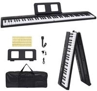 vidaXL Klavier 88Tasten Klavier Elektrisches Keyboard mit Notenst&auml;nder Faltbar