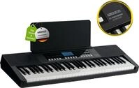 FunKey Home-Keyboard Funkey 61 Performer schwarz, mit Begleitautomatik und