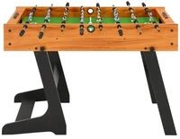 vidaXL Tischfu&szlig;ballspiel 121 x 61 x 80 cm Klappbarer Kickertisch 121x61x80 cm