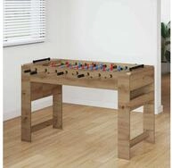 vidaXL Tischfu&szlig;ballspiel, Tischfu&szlig;balltisch Artisan-Eiche 125 x 60,5 x 80 cm