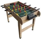 relaxdays Kickertisch in Holzoptik (4-tlg)