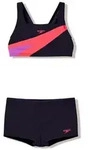 Speedo Bustier-Bikini HYPERBOOM BUTTERFLY BACK 2PC BLK/PNK schwarz 10 (134/140)