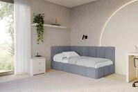 ALTDECOR Jugendbett LIVY (Jugendbett mit Bettkasten und Lattenrost, Polsterbett...