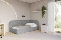 ALTDECOR Jugendbett JAXY (Jugendbett mit Bettkasten und Lattenrost, Polsterbett...