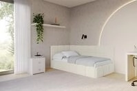 ALTDECOR Jugendbett LIVY (Jugendbett mit Bettkasten und Lattenrost, Polsterbett...