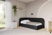 ALTDECOR Jugendbett JAXY (Jugendbett mit Bettkasten und Lattenrost, Polsterbett ohne