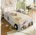 STILVORA Polsterbett 90&times;200 mit Stauraum Kinderbett Jugendbett, ohne Matratze