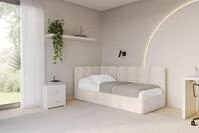 ALTDECOR Jugendbett DEXY (Jugendbett mit Bettkasten und Lattenrost, Polsterbett...