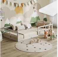 VitaliSpa&reg; Kinderbett Minno, Wei&szlig;, 90x200 mit Matratze (2-tlg)