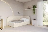 ALTDECOR Jugendbett JAXY (Jugendbett mit Bettkasten und Lattenrost, Polsterbett...