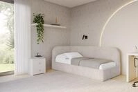ALTDECOR Jugendbett ELRY (Jugendbett mit Bettkasten und Lattenrost, Polsterbett mit