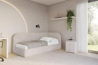 ALTDECOR Jugendbett ELRY (Jugendbett mit Bettkasten und Lattenrost, Polsterbett ohne