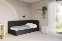 ALTDECOR Jugendbett FIKY (Jugendbett mit Bettkasten und Lattenrost, Polsterbett...