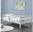 en.casa Kinderbett, &raquo;Nuuk&laquo; mit Stauraum 80x160 cm Kiefernholz Wei&szlig;