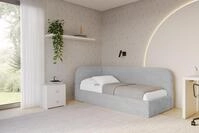 ALTDECOR Jugendbett ELRY (Jugendbett mit Bettkasten und Lattenrost, Polsterbett mit